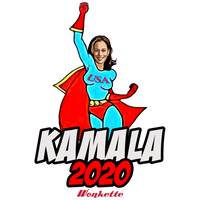 HALF OFF SALE: KAMALA Harris Superhero Men's and Women's Tees!!!
