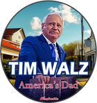 Tim Walz: America's Dad! Men's and women's tees/women's tanks!