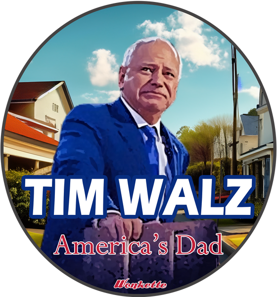 Tim Walz: America's Dad! Men's and women's tees/women's tanks!