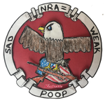 NRA = Weak Sad Poop sticker